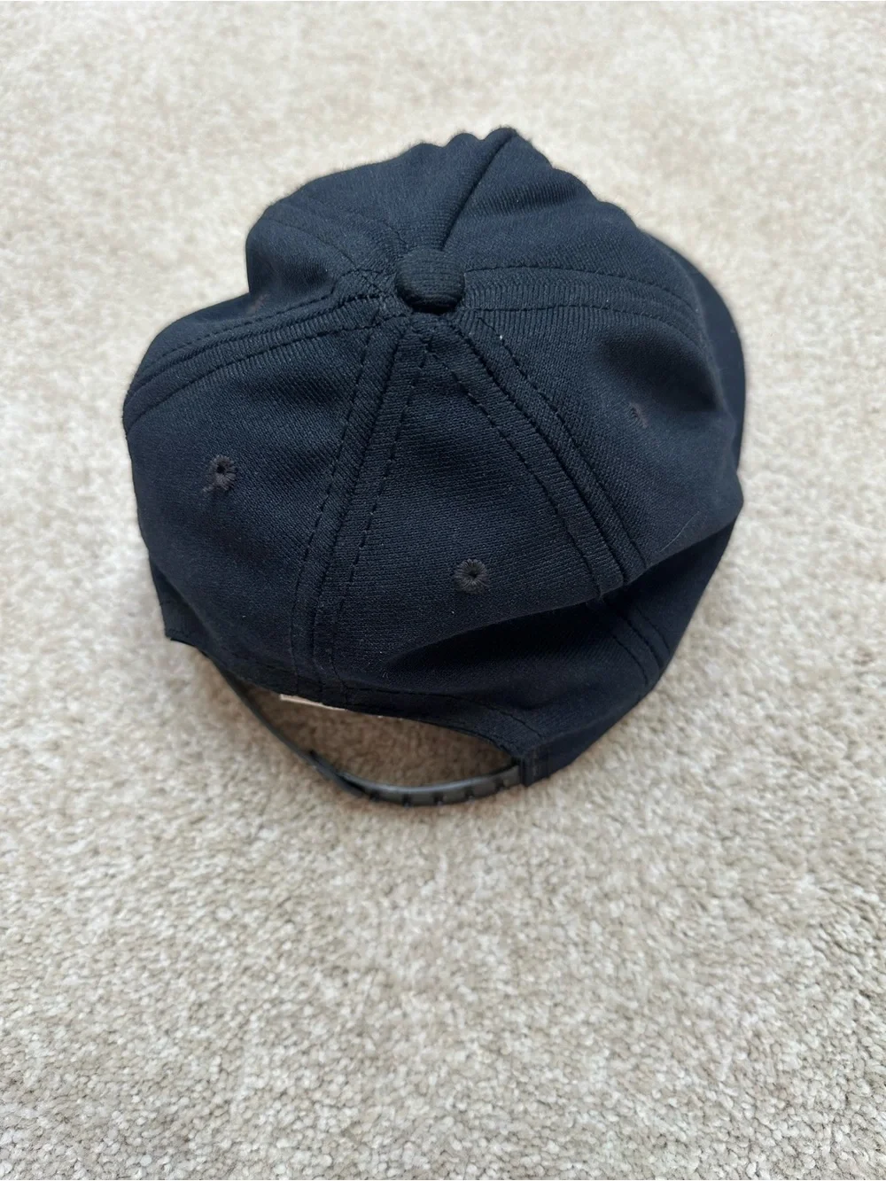 Vintage TOPGUN Embroidered Black Baseball Cap with Yellow Logo